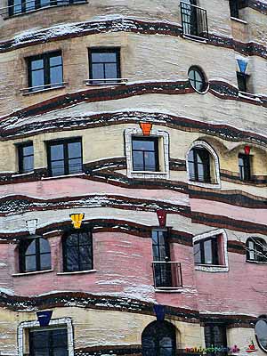 Walspirale im Schnee