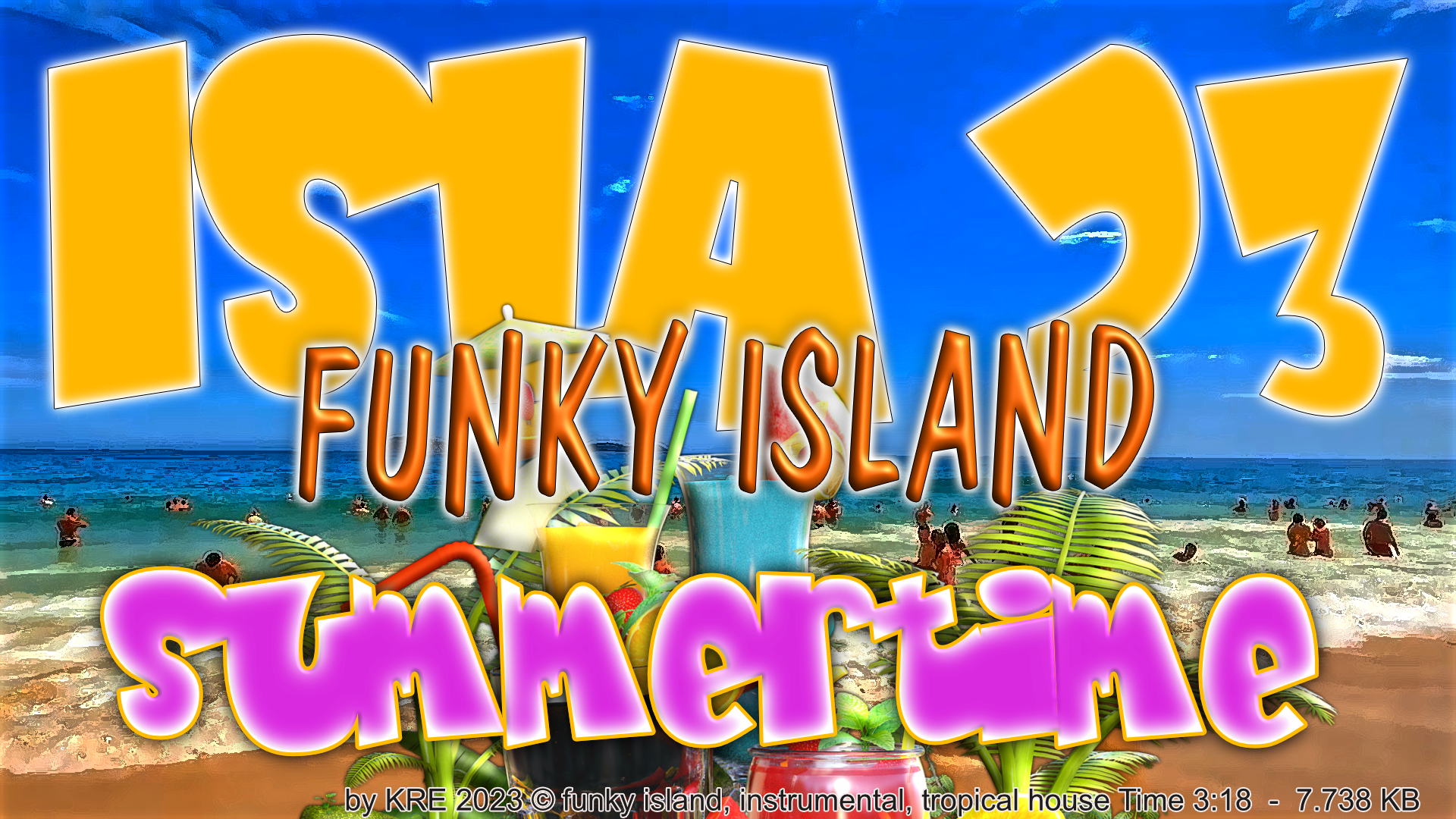           PLAKAT CD FUNKY ISLAND